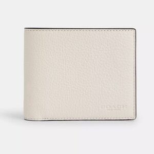 COACH Bifold Wallet in Off White (NEW) $178 MSRP